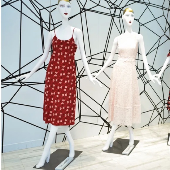 Karl Lagerfeld Rose Pattern Slip Dress - Picture 8 of 8